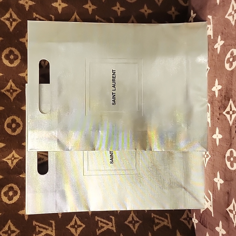 💯 Authentic SAINT LAURENT Shopping Bags (2)